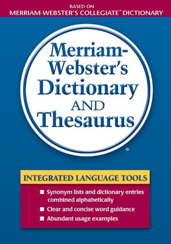 Cover Art for B000SF9O22, Merriam-Webster's Dictionary and Thesaurus by Merriam-Webster Inc.