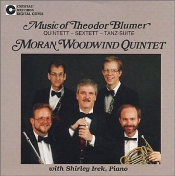 Cover Art for 0009414775320, Wind Chamber Music of Theodor Blumer by Theodor Blumer, Shirley Irek, Moran Woodwind Quintet