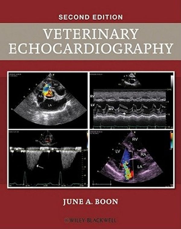 Cover Art for 9780813823850, Veterinary Echocardiography by June A. Boon