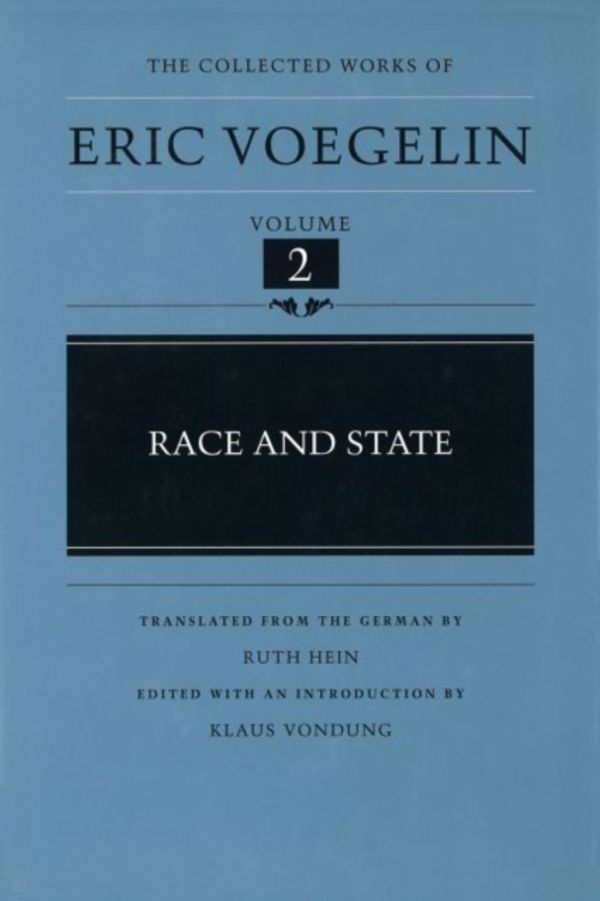 Cover Art for 9780807118429, Race and State by Eric Voegelin