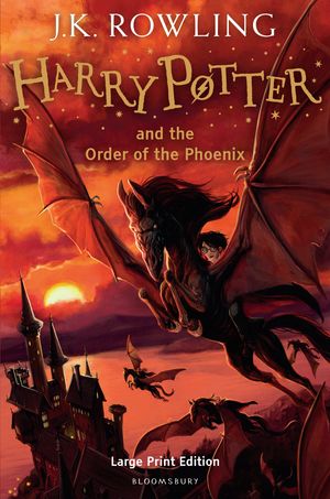 Cover Art for 9780747569602, Harry Potter & the Order of the Phoenix Large Print edition by J. K. Rowling