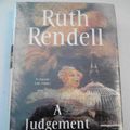 Cover Art for 9780091290702, A Judgement in Stone by Ruth Rendell