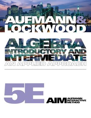 Cover Art for 9780538497237, Student Solutions Manual for Aufmann/Lockwood's Algebra: Introductory and Intermediate: An Applied Approach, 5th by Richard N Aufmann