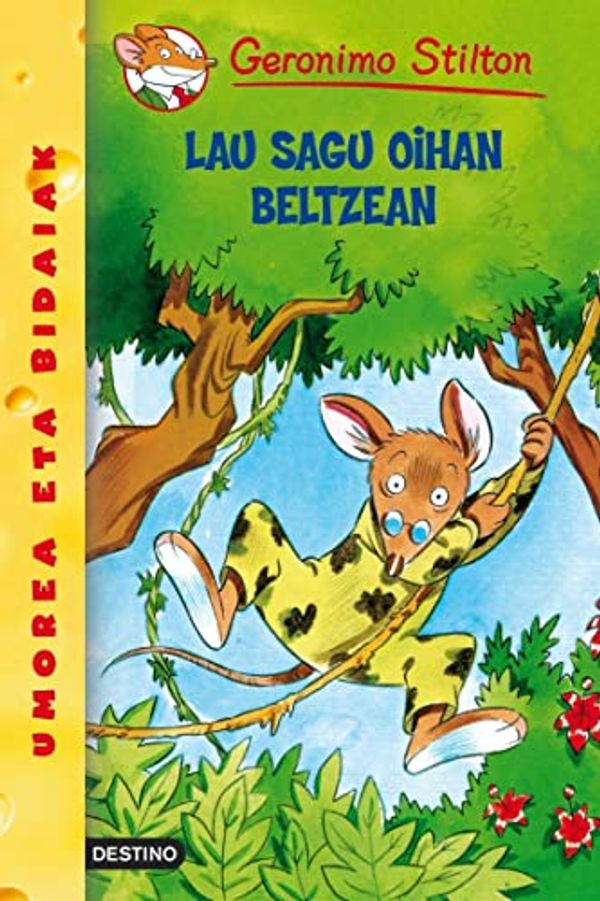 Cover Art for B099J8DD4R, Lau sagu oihan beltzean: Geronimo Stilton Euskera 11 (Libros en euskera) (Basque Edition) by Gerónimo Stilton