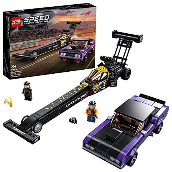 Cover Art for 5702016912500, LEGO 76904 Speed Champions Mopar Dodge//SRT Top Fuel Dragster & 1970 Dodge Challenger T/A Muscle Car Toy Building Set for Kids 8+ Years Old by 