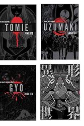 Cover Art for B081V1S75V, Junji Ito 4 Books Set : Manga Uzumaki , Tomie , Gyo And Art Works (Japanese Edition) With Original Sticky Notes by Junji Ito