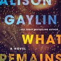 Cover Art for 9780062369871, What Remains of Me by Alison Gaylin