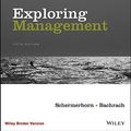 Cover Art for B019NEIWGC, Exploring Management, Binder Ready Version by John R. Schermerhorn Jr. (2015-10-12) by John R. Schermerhorn Jr.; Daniel G. Bachrach