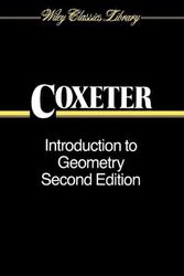 Cover Art for 9780471504580, Introduction to Geometry by H. S. M. Coxeter