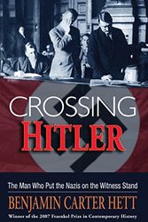 Cover Art for 9781741963526, Crossing Hitler by Benjamin Carter Hett