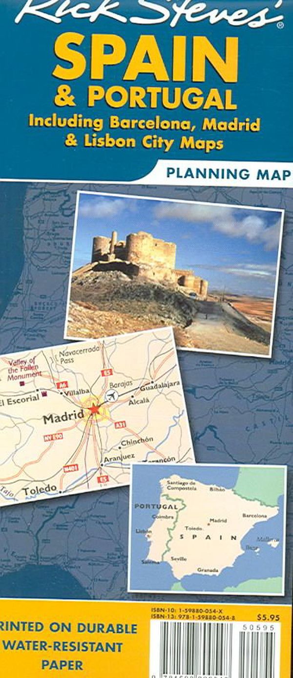 Cover Art for 9781598800548, Rick Steves' Spain and Portugal Map by Rick Steves