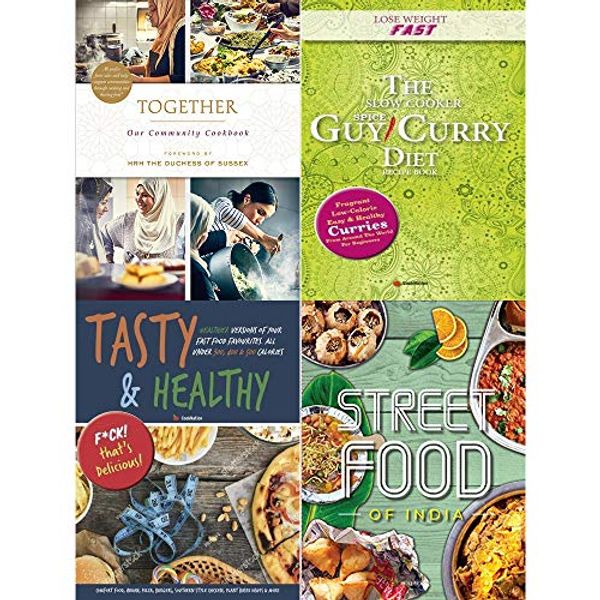Cover Art for 9789123754823, Together our community cookbook [hardcover], slow cooker spice-guy curry, tasty and healthy, street food india 4 books collection set by The Hubb Community Kitchen, CookNation, Roli Books