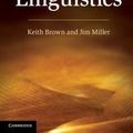 Cover Art for 9781316027462, The Cambridge Dictionary of Linguistics by Keith Brown