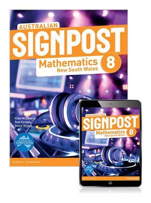 Cover Art for 9781488656644, Australian Signpost Mathematics New South Wales 8 Student Book with eBook by Alan McSeveny