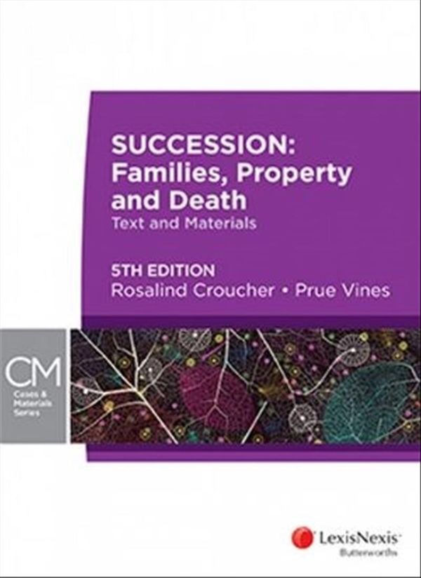 Cover Art for 9780409347326, Succession by Croucher &. Vines
