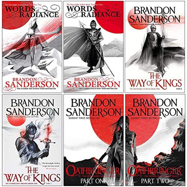 Brandon Sanderson Collection Stormlight Archive Series 4 Books Set Way of  Kings