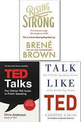 Cover Art for 9789123893782, Rising Strong, Ted Talks and Talk Like Ted 3 Books Collection Set by Brené Brown, Chris Anderson, Carmine Gallo