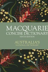 Cover Art for 9781761267765, Macquarie Concise Dictionary Ninth Edition by Macquarie Dictionary