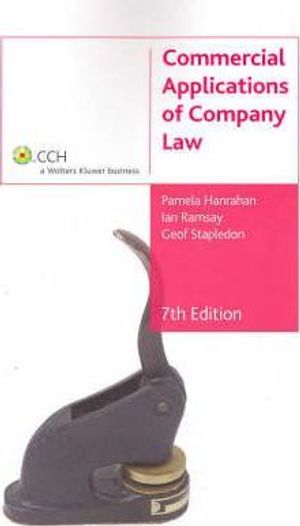 Cover Art for 9781921022838, Commercial Applications of Company Law 2006 by Pamela F. Hanrahan