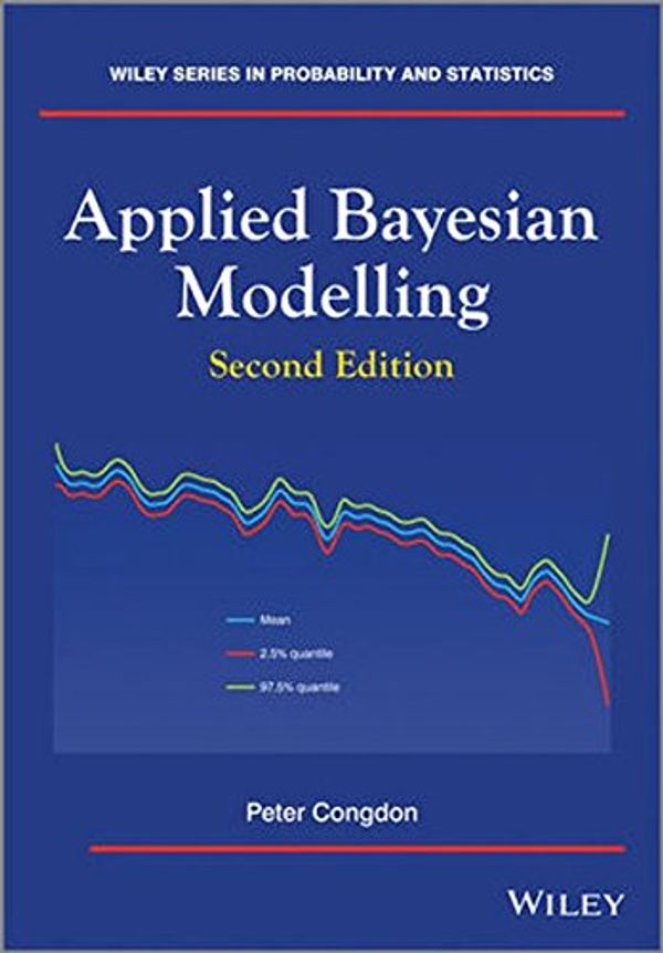 Cover Art for 9781119951513, Applied Bayesian Modelling (Wiley Series in Probability and Statistics) by Peter Congdon