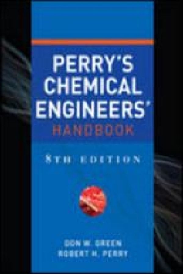 Cover Art for 9780071422949, Perry's Chemical Engineers' Handbook by Don Green, Robert Perry