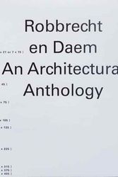 Cover Art for 9780300222470, Robbrecht En Daem: An Architectural Anthology by Unknown