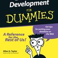 Cover Art for 9781118085257, Database Development For Dummies by Allen G. Taylor