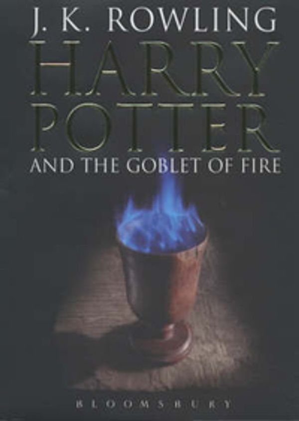 Cover Art for 9780747573630, Harry Potter Goblet of Fire (Adult edition) by J. K. Rowling