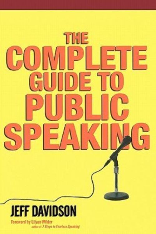 Cover Art for 9781419664823, The Complete Guide to Public Speaking by Jeff Davidson