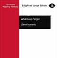 Cover Art for 9781525287053, What Alice Forgot by Liane Moriarty