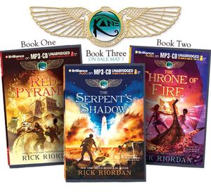 Cover Art for 9781501210440, Rick Riordan's the Kane Chronicles (Bundle): The Red Pyramid, the Throne of Fire, the Serpent's Shadow by Rick Riordan