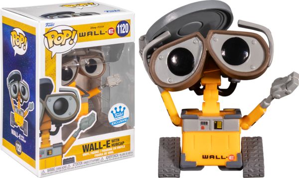 Cover Art for 0889698581424, Funko 58142 Pop! Disney: Wall-E - Wall-E with Hubcap (Funko Exclusive) #1120, Yellow, One Size (BAF023) by Unknown