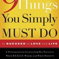 Cover Art for 9781591450092, 9 Things You Simply Must Do by Dr. Henry Cloud