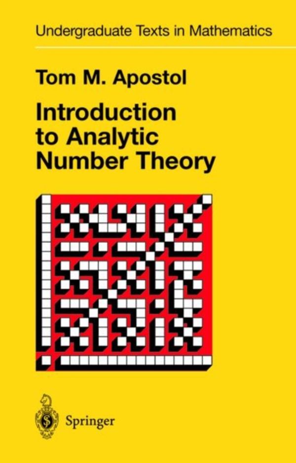 Cover Art for 9780387901633, Introduction to Analytic Number Theory by Tom M. Apostol