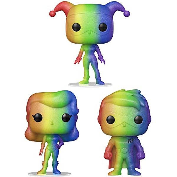 Cover Art for 0847944062059, Funko Pop! Heroes: DC Pride Collectors Set - Rainbow Glitter 3 Figure Set: Harley Quinn, Poison Ivy, Robin by Unknown