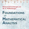 Cover Art for 9780824769192, Foundations of Mathematical Analysis by Richard Johnsonbaugh