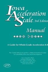 Cover Art for 9780910707923, Iowa Acceleration Scale Manual by Susan Assouline