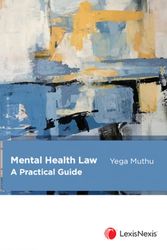 Cover Art for 9780409354997, Mental Health Law: A Practical Guide by Y Muthu