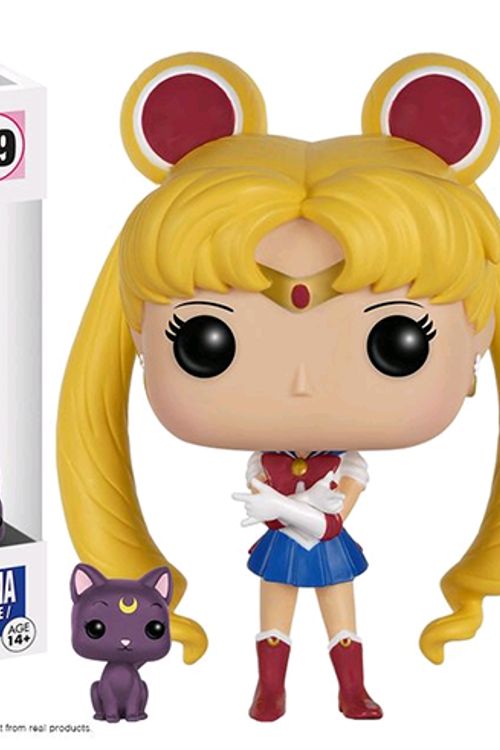 Cover Art for 0849803063504, Sailor Moon - Sailor Moon with Luna Pop! Vinyl Figure by FUNKO