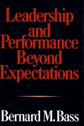 Cover Art for 9780029018101, Leadership and Performance Beyond Expectations by Bernard M. Bass