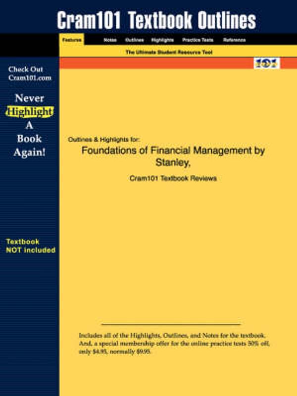 Cover Art for 9781428804555, Studyguide for Foundations of Financial Management by Stanley B. Block & Geoffrey A. Hirt, ISBN 9780072837360 by Stanley B. Block &. Geoffrey a. Hirt, B., Cram101 Textbook Reviews, Cram101 Textbook Reviews