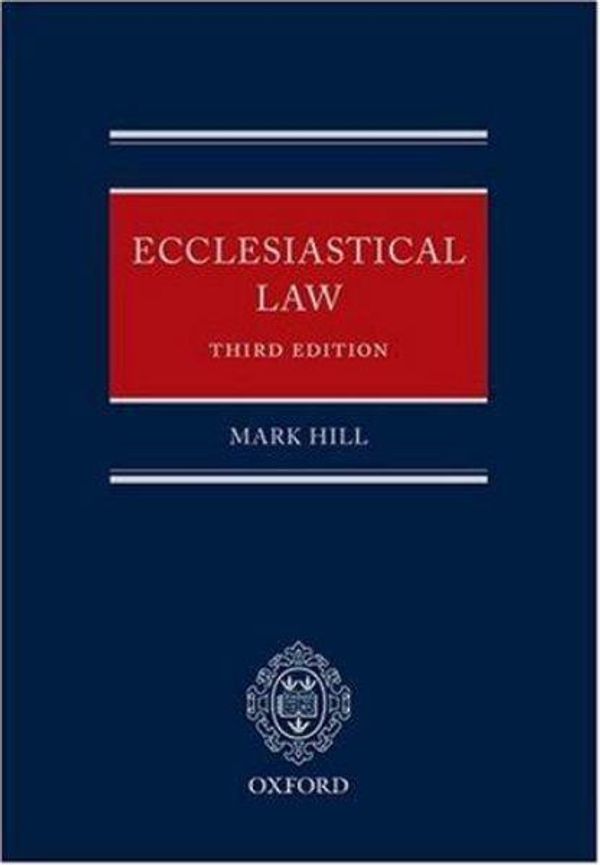 Cover Art for 9780199217120, Ecclesiastical Law by Mark Hill