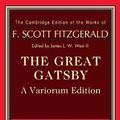 Cover Art for 9781009285872, The Great Gatsby by F. Scott Fitzgerald, James L. W. West III