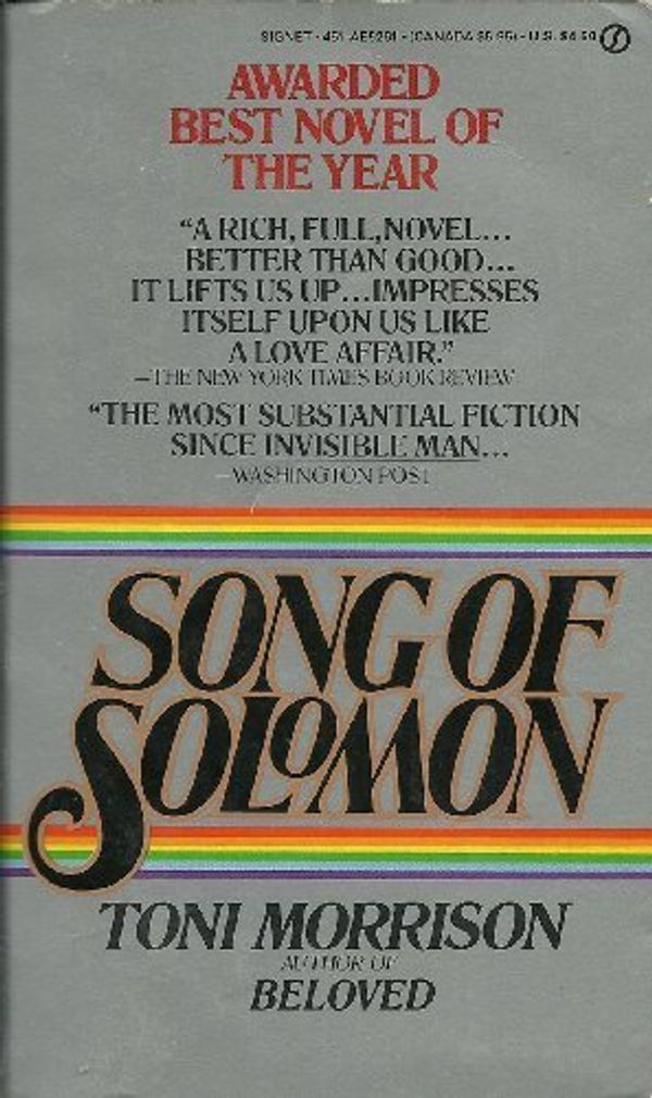 Cover Art for 9780451123152, Song of Solomon by Toni Morrison