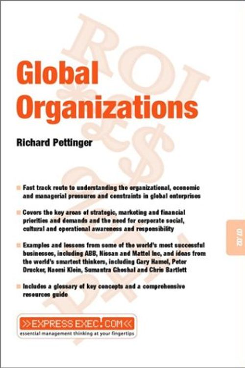 Cover Art for 9781841122373, Global Organizations by Richard Pettinger