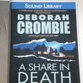 Cover Art for 9780792732648, A Share in Death (Duncan Kincaid/Gemma James Novels) by Deborah Crombie