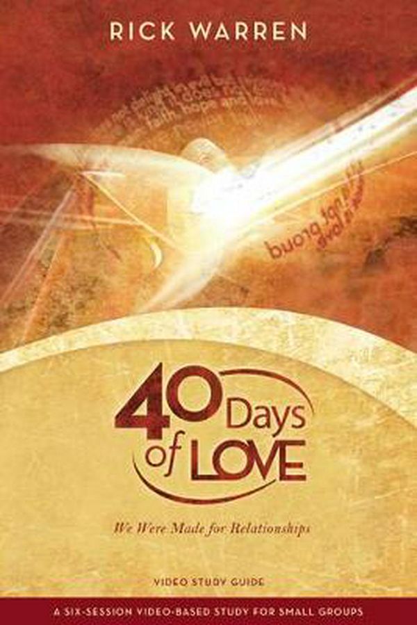 Cover Art for 9780310326878, 40 Days of Love: Study Guide by Rick Warren