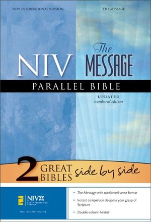 Cover Art for 9780310937135, NIV/the Message Parallel Bible by Zondervan Publishing