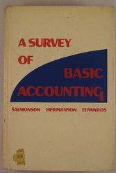 Cover Art for 9780256006230, A survey of basic accounting (The Willard J. Graham series in accounting) by R. F Salmonson