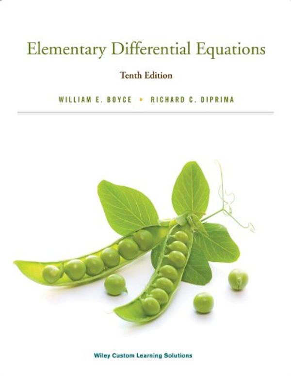 Cover Art for 9781118702178, Elementary Differential Equations by William E. Boyce